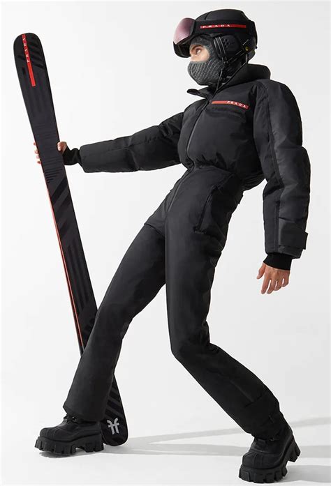 onsie prada ski suit|women's one piece ski outfit.